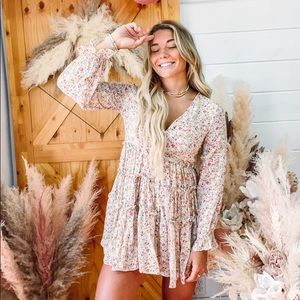 Boho Floral swing dress